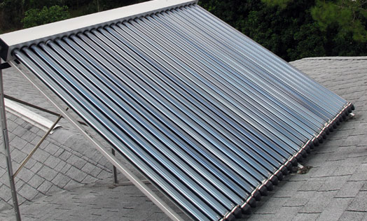 Front of Solar Water Heater